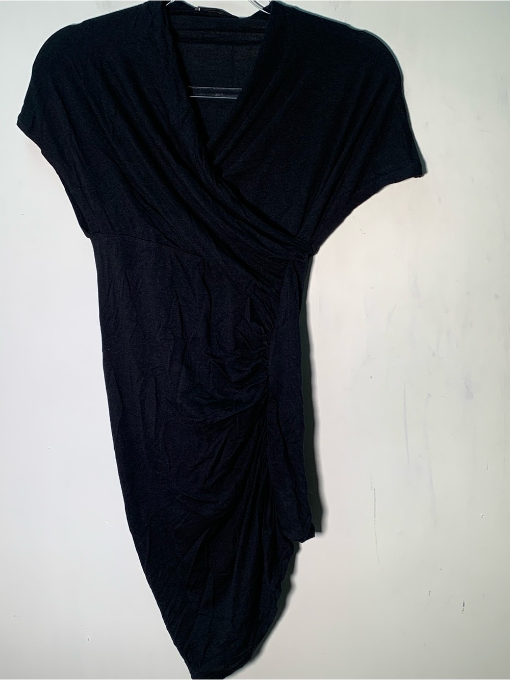ZARA NWT WOOL Blend Soft modal top 
DARK ANTHRACITE 5584/803 size M off shoulder - Picture 7 of 11